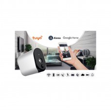 HD 720P Indoor/Outdoor WIFI Security Camera with Two-Way Talk, Night Vision(Battery Included)